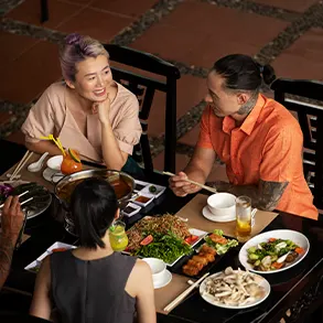 restaurant customers